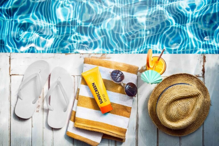 Английские слова и выражения для пляжа и бассейна