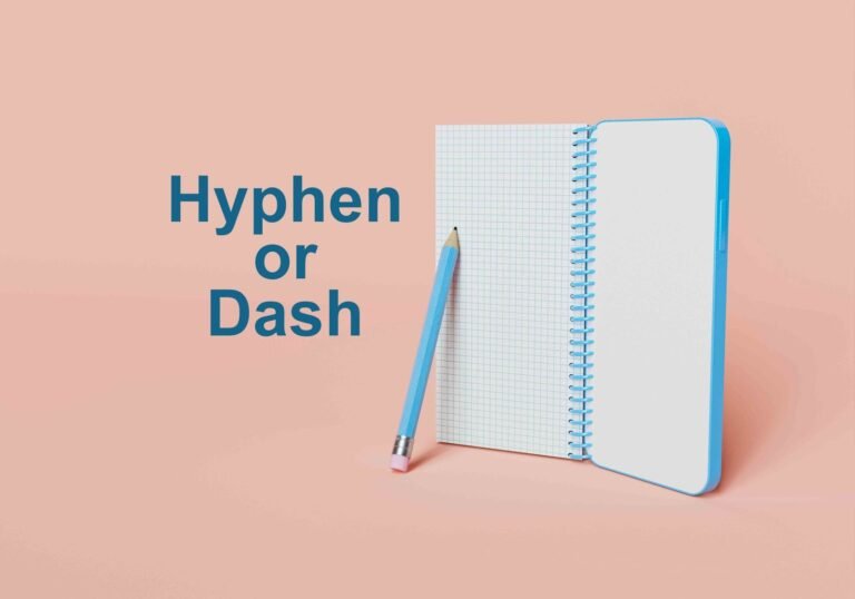 Hyphen and dash grammar rules